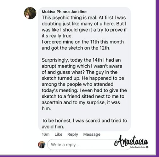 Customer message